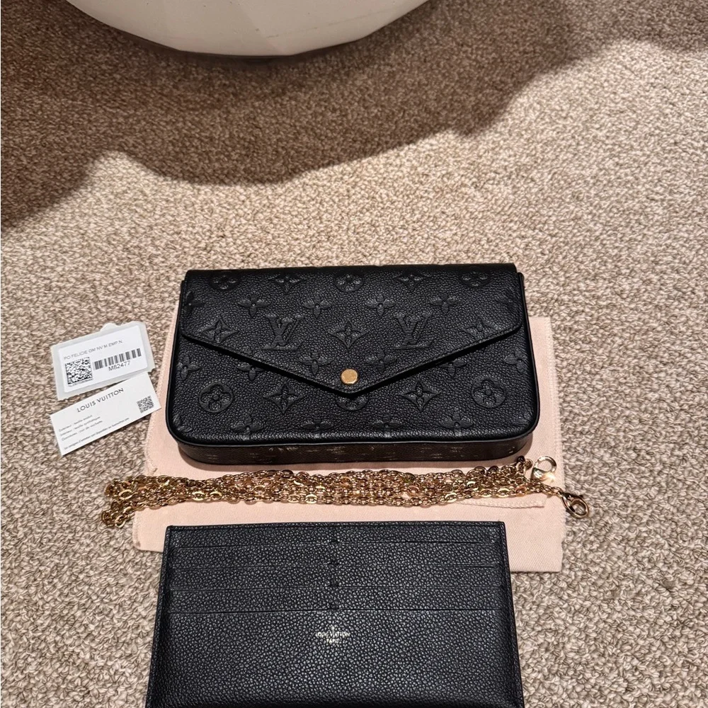 Louis Vuitton Black Pochette Félicie - Picture 5 of 5